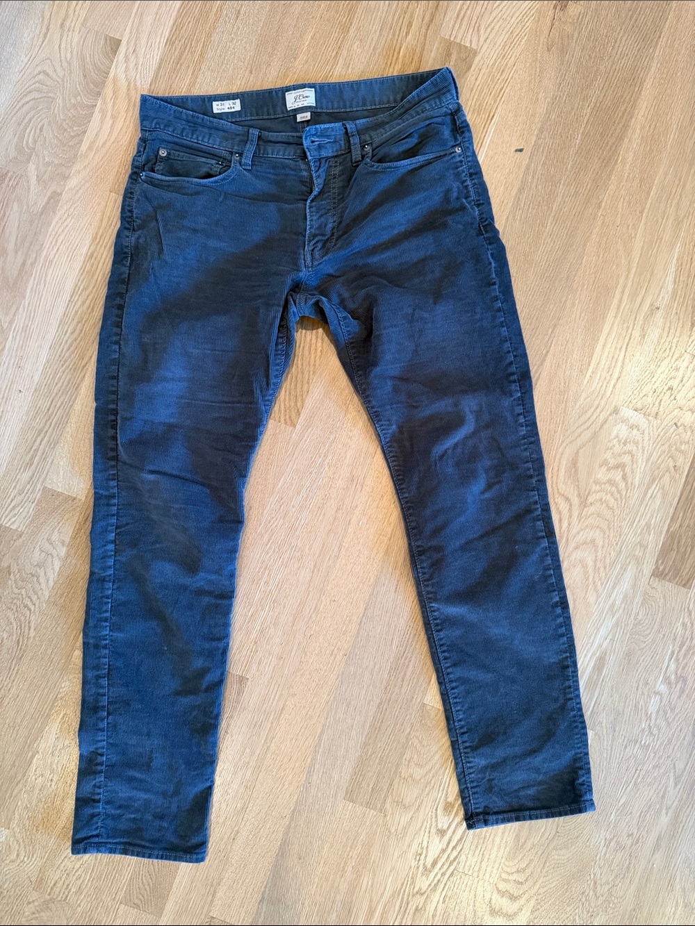 Men's Slim Fit Forest Green Corduroy Slim Pants